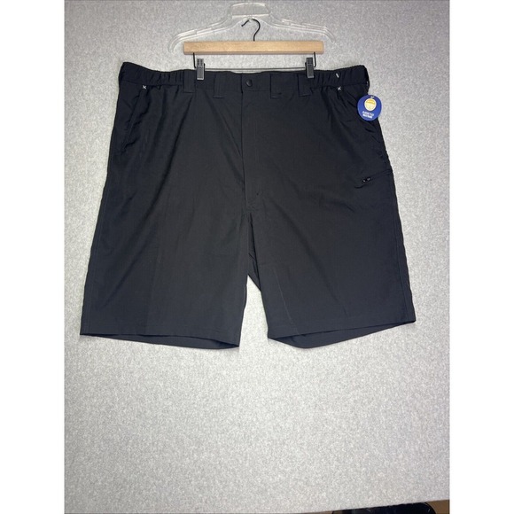NWT Wrangler Classic Flex Waistband Black‎ Shorts Men's Size 48 - Picture 1 of 12